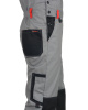 Полукомбинезон "СТАН" :  ср-серый с черной и красной отделкой